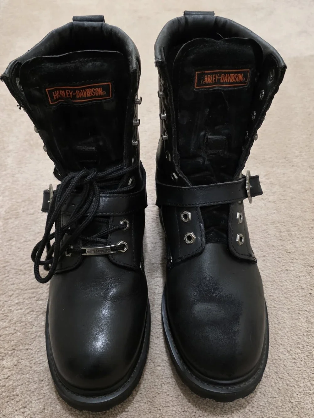 Harley Davidson Faded Glory Boots Size 8